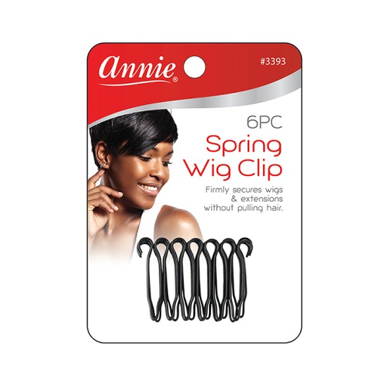 Spring wig Clip 6 PCS For Wigs/Pony Tail Firmly Secures