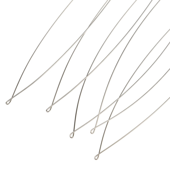 Bamboo Wooden Pulling Needle Loop Hook 