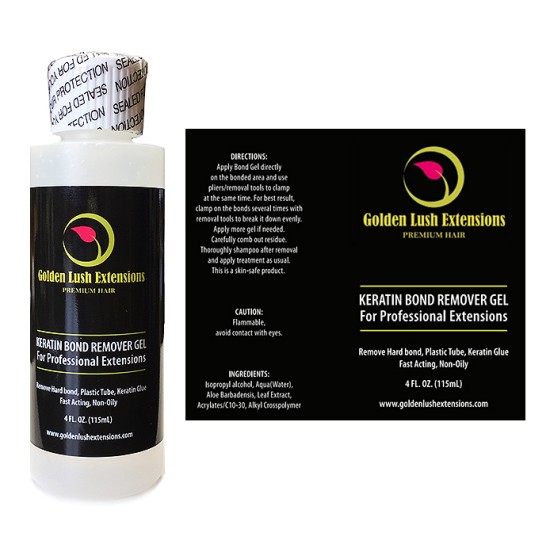 Gel Remover Hair Bond / Keratin Glue Fusion Pre-bonded Remover Super Act 4 FL/115 ML) 5 Bottles Gel Remover Hair Bond / Keratin Glue Fusion Pre-bonded Remover Super Act 4 FL/115 ML) 5 Bottles