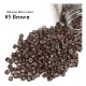 1000 pcs (size 50.28.30) Aluminum MICRO BEADS/LINKS with silicone