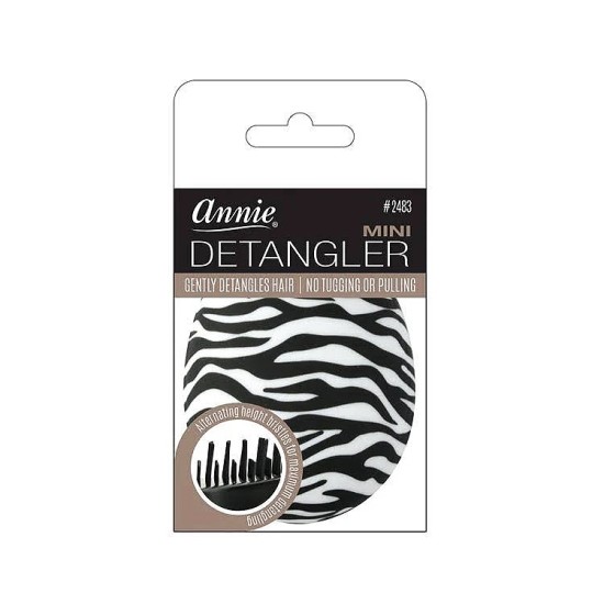 Mini Detangler Zebra/Leopard Travel Size Brush