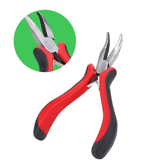 Curve Nose Pliers / Ring / Bead Hair Extensions 