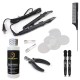 Fusion Kits Hair Iron Loof Stainless Steel Pliers, Heat Shield Protectors + Tail Comb/Bonds Remover Fusion Kits Hair Iron Loof Stainless Steel Pliers, Heat Shield Protectors + Tail Comb/Bonds Remover