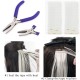 PLIERS/PRE-CUT Tape Tabs, Flat Nose Pliers/strong grip/Ultra Smooth Installation Pliers 