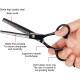 Barber Shears, Hairdressing Scissors Set,11 Pcs Scissors Set with Thinning Shears 6CR 440C Stainless Steel