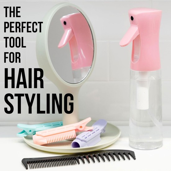 MHB (Must-Have Beauty) 1pc Continuous Spray Bottle - Premium Quality 10oz Empty Spray Bottle Continuous