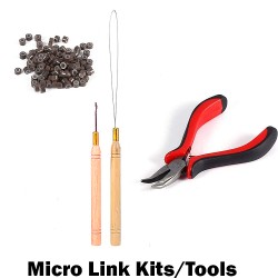 MICRO LINK KITS Color Red Rubber Pliers Handle Stainless Steel 