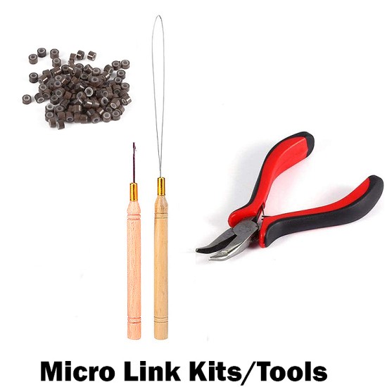 MICRO LINK KITS Color Red Rubber Pliers Handle Stainless Steel 