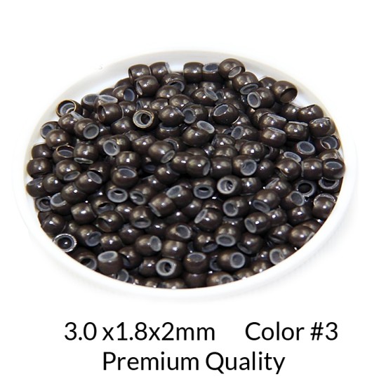 Nano Ring Beads for Nano Tip Hair Extension With Silicone (500/1000 pcs)