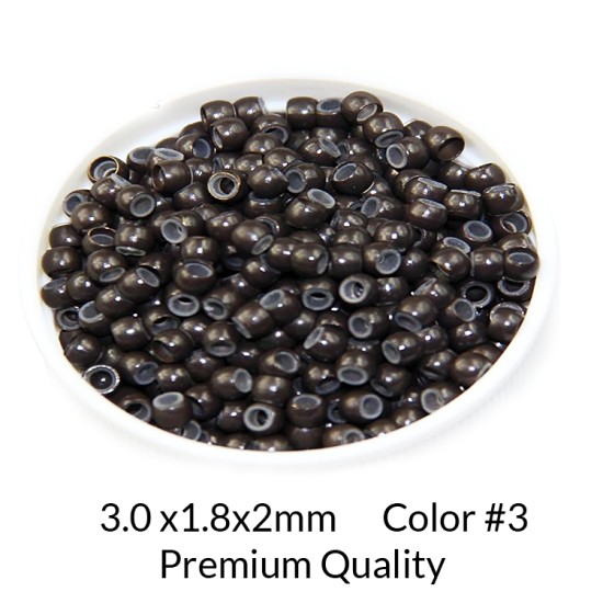 Nano Ring Beads for Nano Tip Hair Extension With Silicone (500/1000 pcs) Nano Ring Beads for Nano Tip Hair Extension With Silicone (500/1000 pcs)