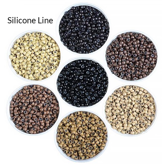 Nano Ring Beads for Nano Tip Hair Extension With Silicone (500/1000 pcs) Nano Ring Beads for Nano Tip Hair Extension With Silicone (500/1000 pcs)