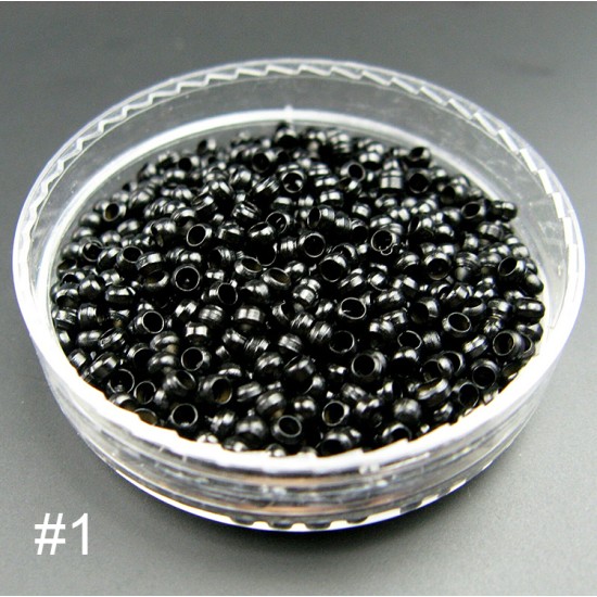 Nano Ring Beads for Nano Tip Hair Extension NON-silicone (500/1000 pcs) Nano Ring Beads for Nano Tip Hair Extension NON-silicone (500/1000 pcs)