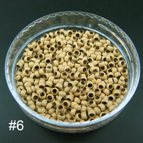 Nano Ring Beads for Nano Tip Hair Extension NON-silicone (500/1000 pcs) Nano Ring Beads for Nano Tip Hair Extension NON-silicone (500/1000 pcs)