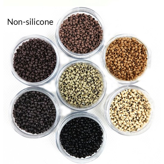 Nano Ring Beads for Nano Tip Hair Extension NON-silicone (500/1000 pcs) Nano Ring Beads for Nano Tip Hair Extension NON-silicone (500/1000 pcs)