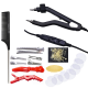 Hair Iron Connector Wand Temperature Adjustable Full Complete Kits Tools For Pre-bonded