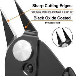 Hair Extension Keratin Bonding Cutter Pliers High-Quality Rivet, Durable Stainless Steel, with Comfort Grip Handle (ONE PC)