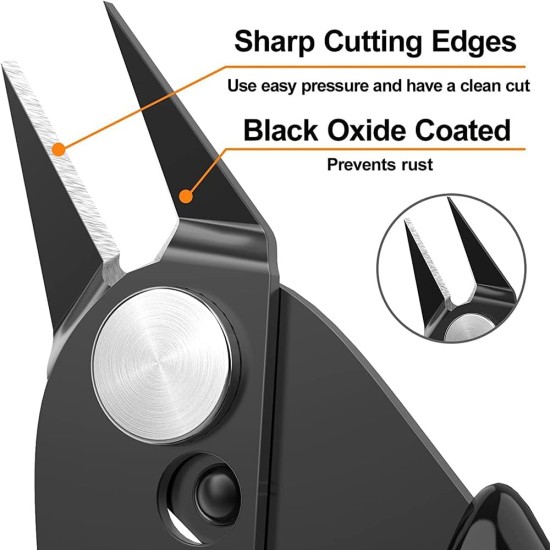 Hair Extension Keratin Bonding Cutter Pliers High-Quality Rivet, Durable Stainless Steel, with Comfort Grip Handle (ONE PC)