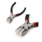Carbon Steel Pliers For Tape Hair Extensions, Plastic Jaw Cover Flat Nose Pliers