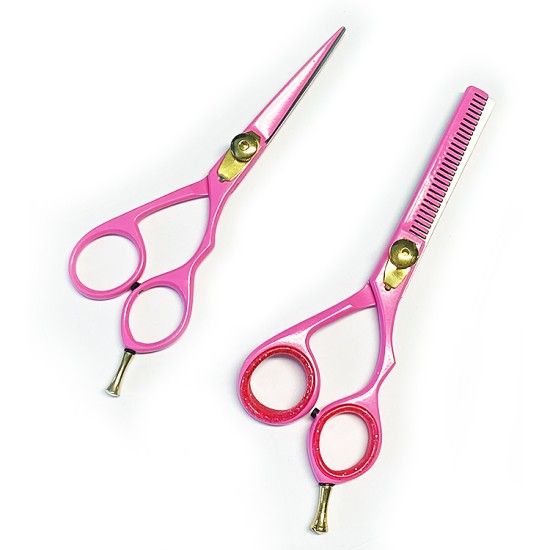 Japanese Pink Thinning Hairdressing & Cutting Shear Scissor Stainless Steel Premium Quality 