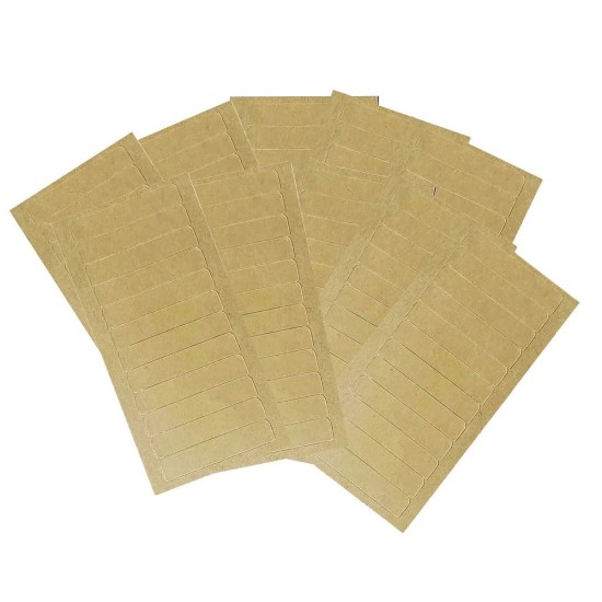 Single Sided  Hair Extension Tape Tabs 120/ 10 sheets (Brown)