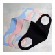 Fashion Mask Ice Silk Solid Breathable Reusable Sports Anti-dust Stretchable One Size 