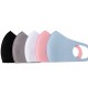 Fashion Mask Silk Solid Breathable Reusable  Anti-dust Stretchable One Size 5PCS