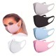 Fashion Mask Silk Solid Breathable Reusable  Anti-dust Stretchable One Size 5PCS