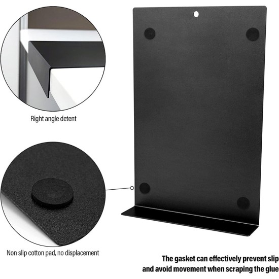 Tape Remover Kit with Board, Tape Scraper Tool with Blade, Hair Separating & Selecting Tool, Tweezers, Adhesive Sponge Pad