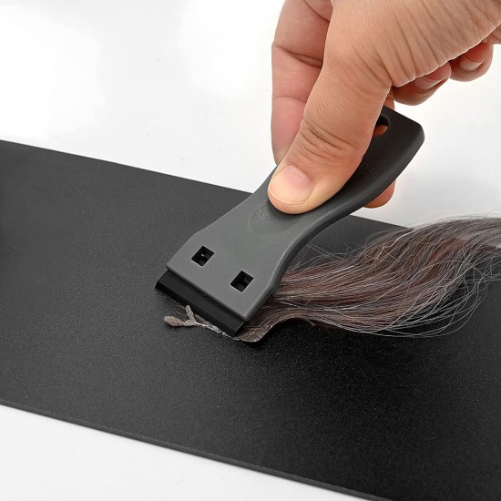 Tape Remover Kit with Board, Tape Scraper Tool with Blade, Hair Separating & Selecting Tool, Tweezers, Adhesive Sponge Pad
