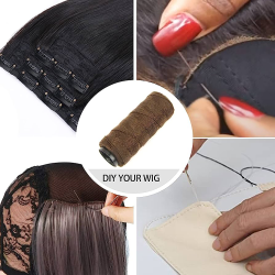 Weaving Threads Hand-Tied Wefts Hair Extensions 60m