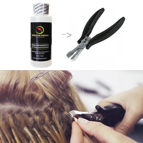 Fusion Kits Remover Super Act With Pliers For Keratin Hair Extensions Set (2PCS) Fusion Kits Remover Super Act With Pliers For Keratin Hair Extensions Set (2PCS)