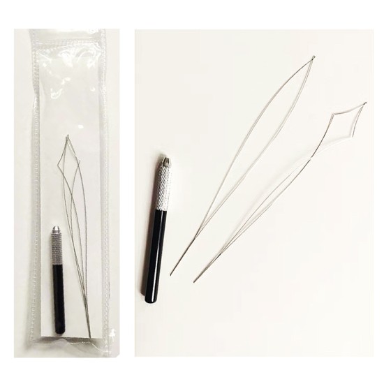 Metal Hair Extensions Loop Threader Wires Pulling Hooks Micro Ring/Nano/Micro Link Aluminum Premium Kit Metal Hair Extensions Loop Threader Wires Pulling Hooks Micro Ring/Nano/Micro Link Aluminum Premium Kit