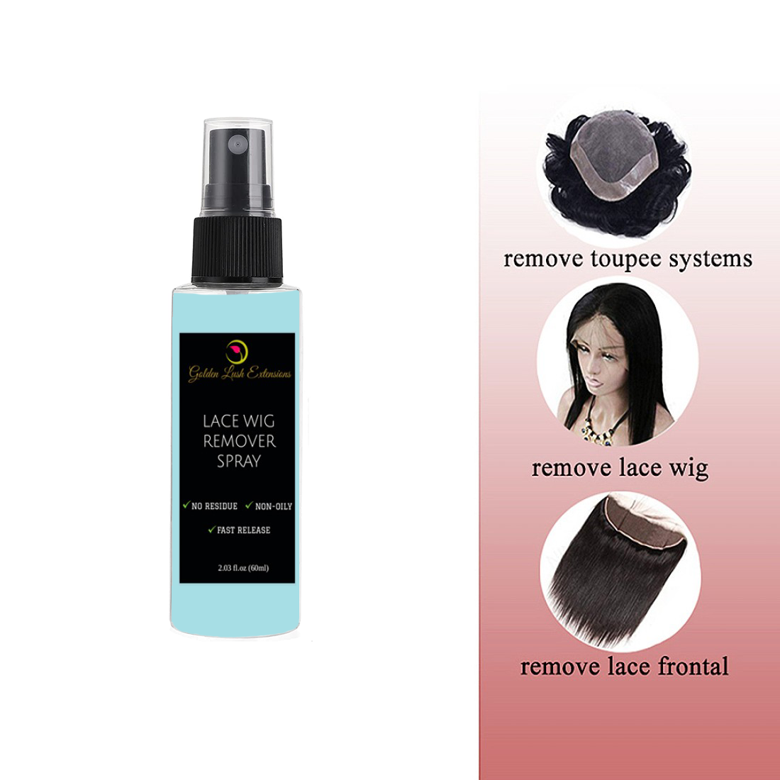 Lace top frontal removal