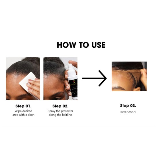 Wig/Weave Lace Remover 60ml_2.03oz / FRONTAL CLOSURE, HAIRPIECE, LACE WIG Spray