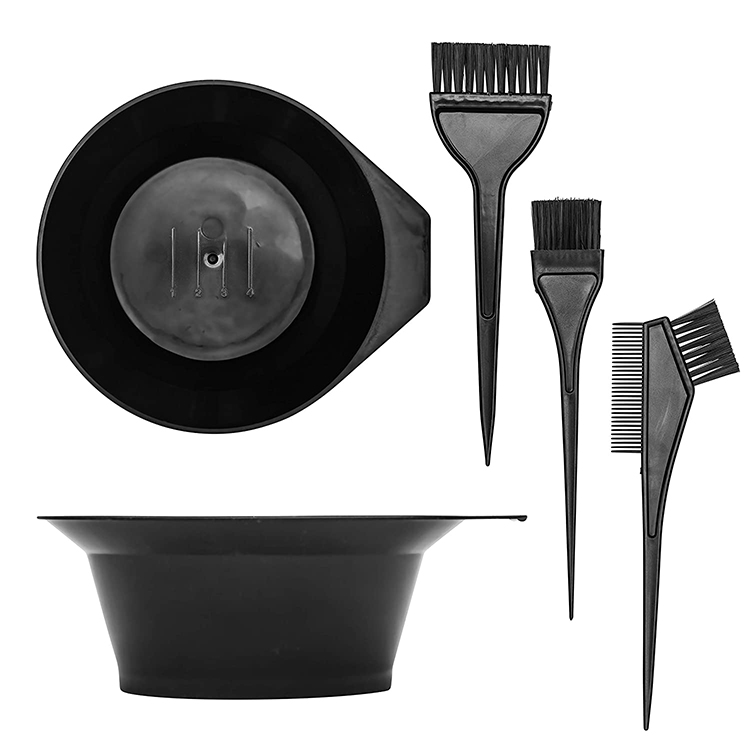 Hair Dye Color Brush Bowl Set Mixing Bowl Kit , 4 Piece Set Hair Dye Color Brush Bowl Set Mixing Bowl Kit , 4 Piece Set