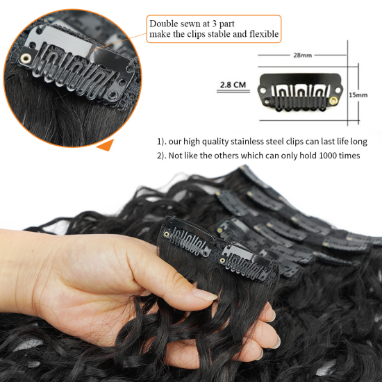 Pellet Clips 5pcs 31mm Clips For Hair Extensions