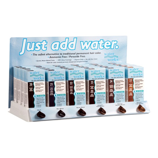 WATERWORKS PERMANENT POWDER HAIR COLOR NO CHEMICAL ADDED WATERWORKS PERMANENT POWDER HAIR COLOR NO CHEMICAL ADDED