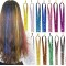 Hair Tinsel 2400 Strands 14 Colors Hair Extension Tinsel Multi-Colors Glitter Hair Extensions