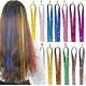 Hair Tinsel 2400 Strands 14 Colors Hair Extension Tinsel Multi-Colors Glitter Hair Extensions