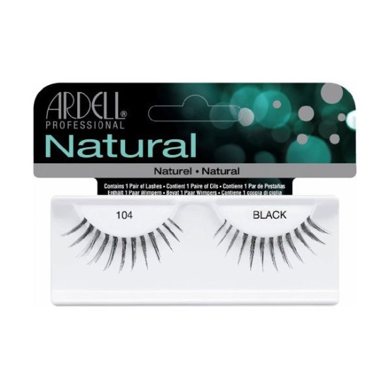 Ardell Natural Lashes False Eyelashes - #104 Black Ardell Natural Lashes False Eyelashes - #104 Black