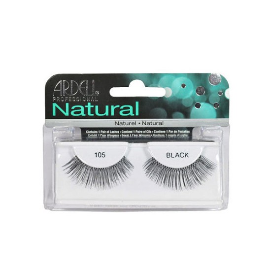 Ardell Natural Lashes False Eyelashes - #105 Black 