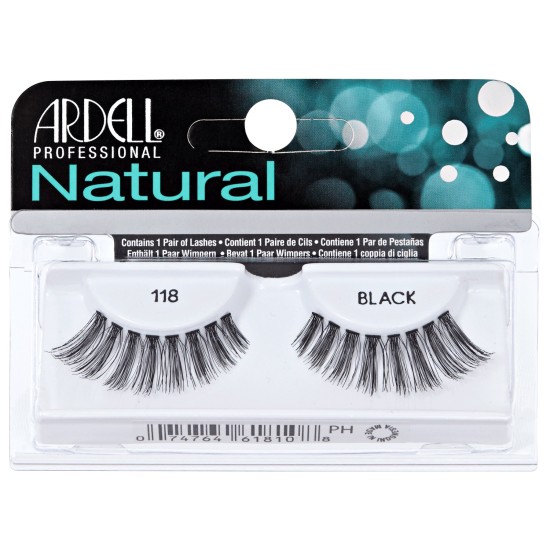 Ardell Natural Lashes False Eyelashes - #118 Black 