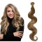 #8 ASH BROWN  U-Tip Body Wave Pre-bonded Fusion Hair Extensions 50g/qty 20"