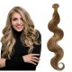 #8 ASH BROWN  U-Tip Body Wave Pre-bonded Fusion Hair Extensions 50g/qty 20"