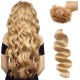 #16 HONEY BLONDE U-Tip Body Wave Pre-bonded Fusion Hair Extensions 50g/qty 20"