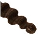 #3 DARK BROWN Tape-in Body Wave Hair Extensions 20pcs/qty 22"