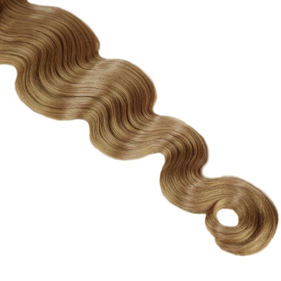 #8 ASH BROWN Tape-in Body Wave Hair Extensions 20pcs/qty 22"