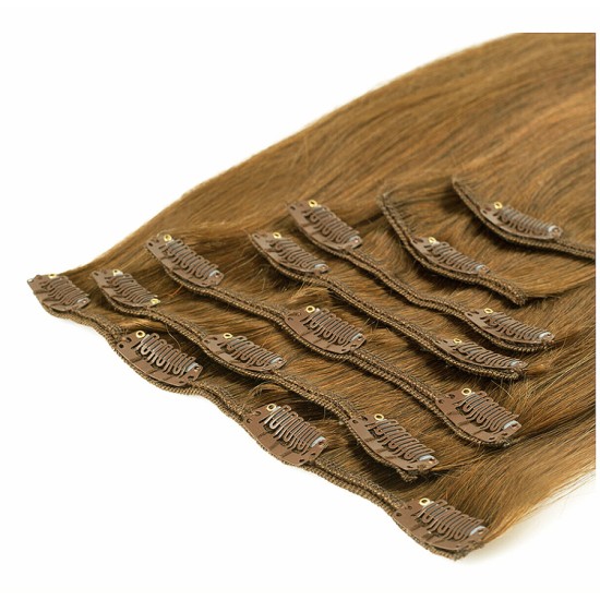 #6 CHESTNUT BROWN Bugatti Clip-in Hair 120g Lengths 18"& 22" #6 CHESTNUT BROWN Bugatti Clip-in Hair 120g Lengths 18"& 22"