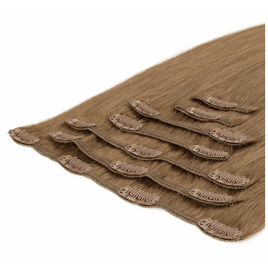 #8 ASH BROWN Bugatti Clip-in Hair 120g Lengths 18"& 22" #8 ASH BROWN Bugatti Clip-in Hair 120g Lengths 18"& 22"
