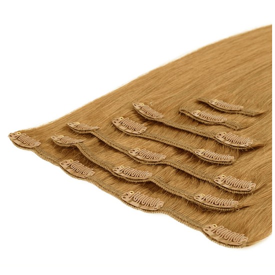 #14 LIGHT GOLDEN BLONDE Bugatti Clip-in Hair Extensions 120g 